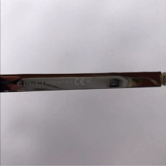 Gucci Purple and Silver Patterned Oversized GG Grey Gradient Lens Sunglasses - Picture 8 of 11